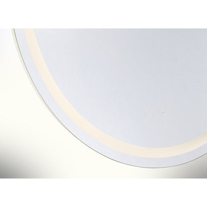 Beckett LED Round Frontlit and Backlit Mirror