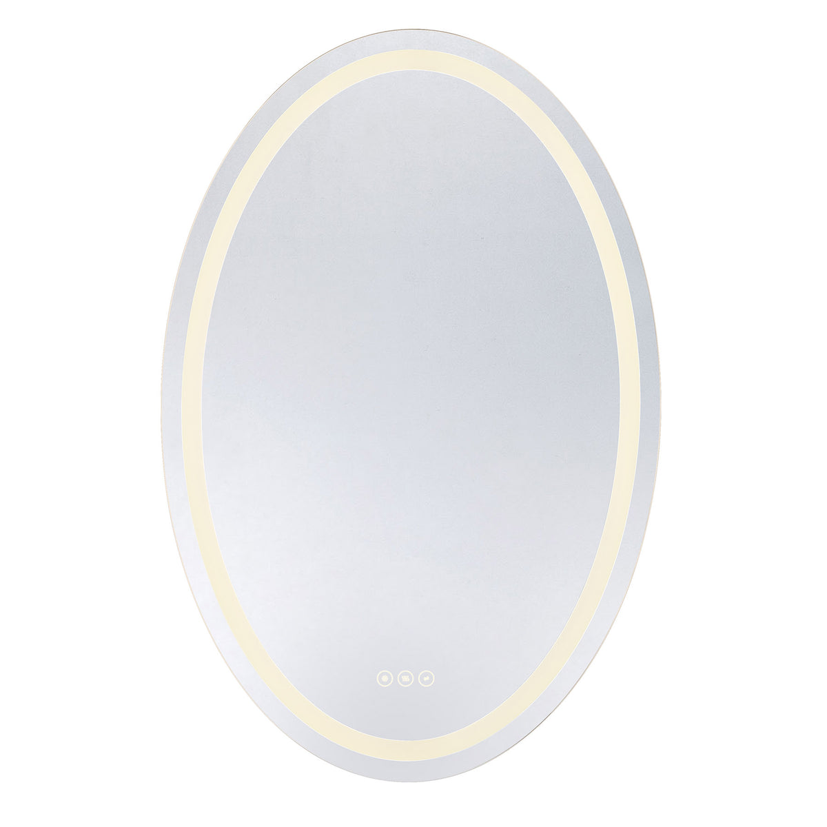 Beckett 24" x 36" LED Oval Frontlit and Backlit Mirror