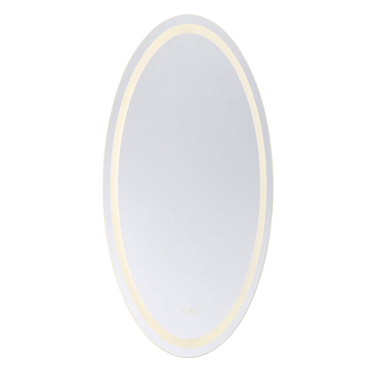 Beckett 24" x 36" LED Oval Frontlit and Backlit Mirror