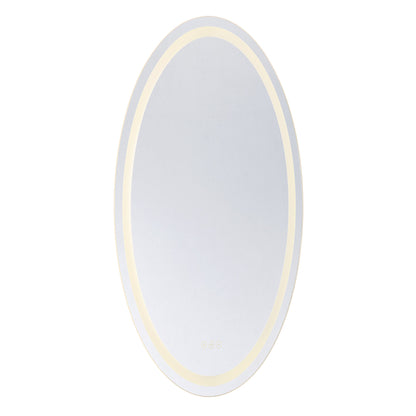 Beckett 24" x 36" LED Oval Frontlit and Backlit Mirror