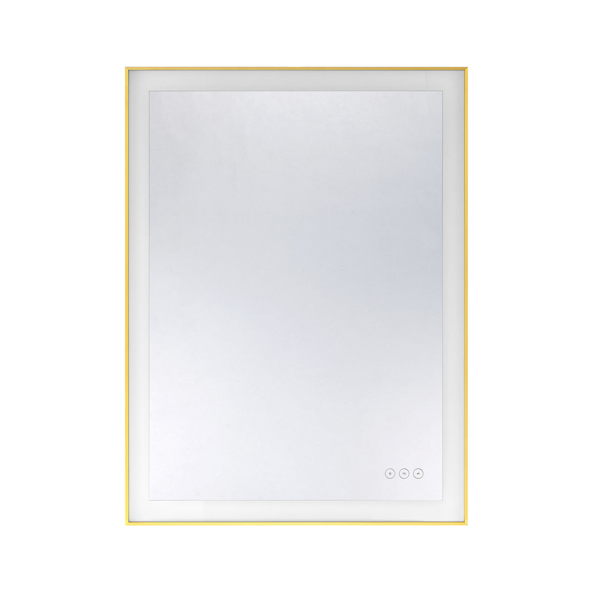 Savoy House Paulding 24" x 32" LED Rectangle Frontlit Mirror with Gold Frame - alternate view