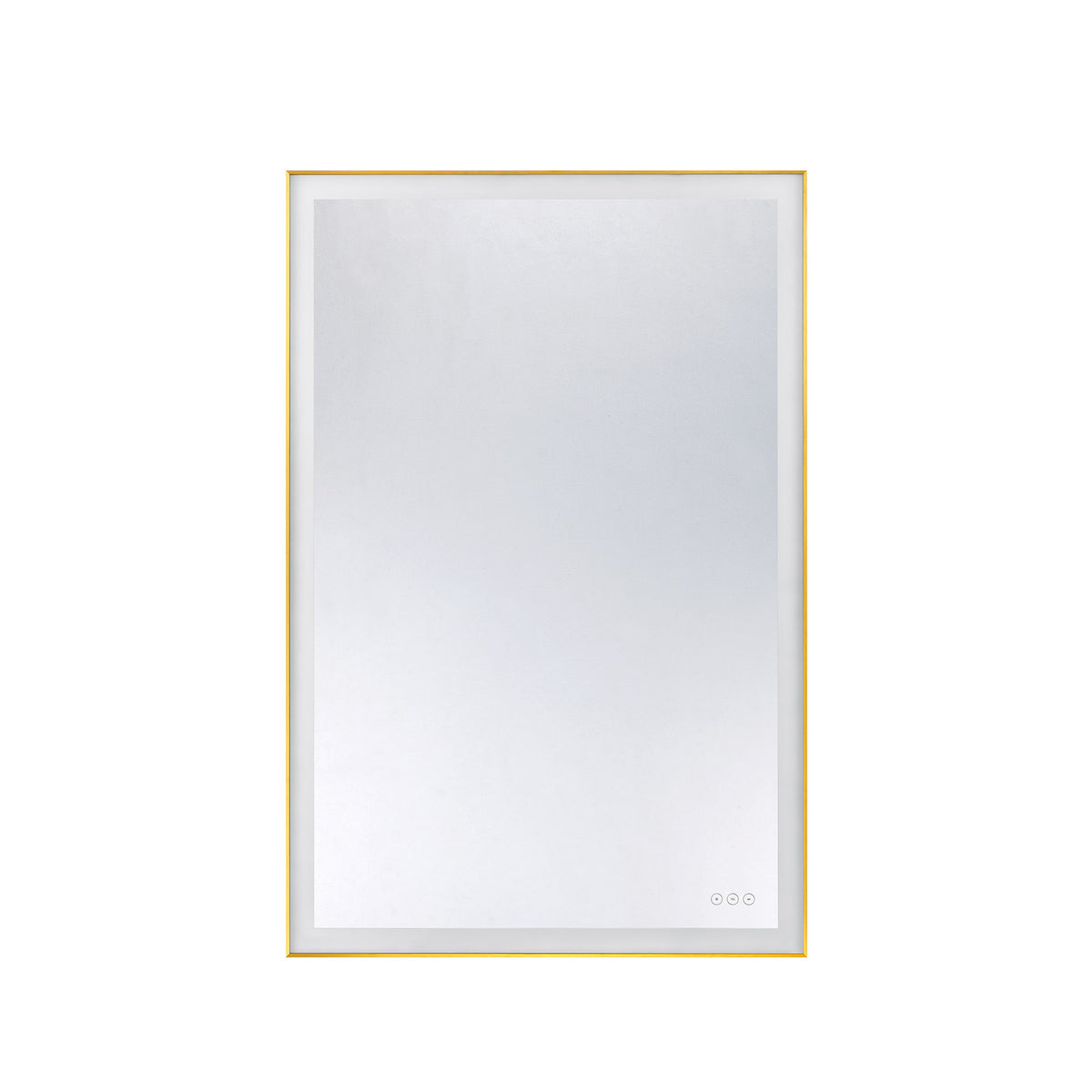 Savoy House Paulding 48" x 32" LED Rectangle Frontlit Mirror with Gold Frame - alternate view