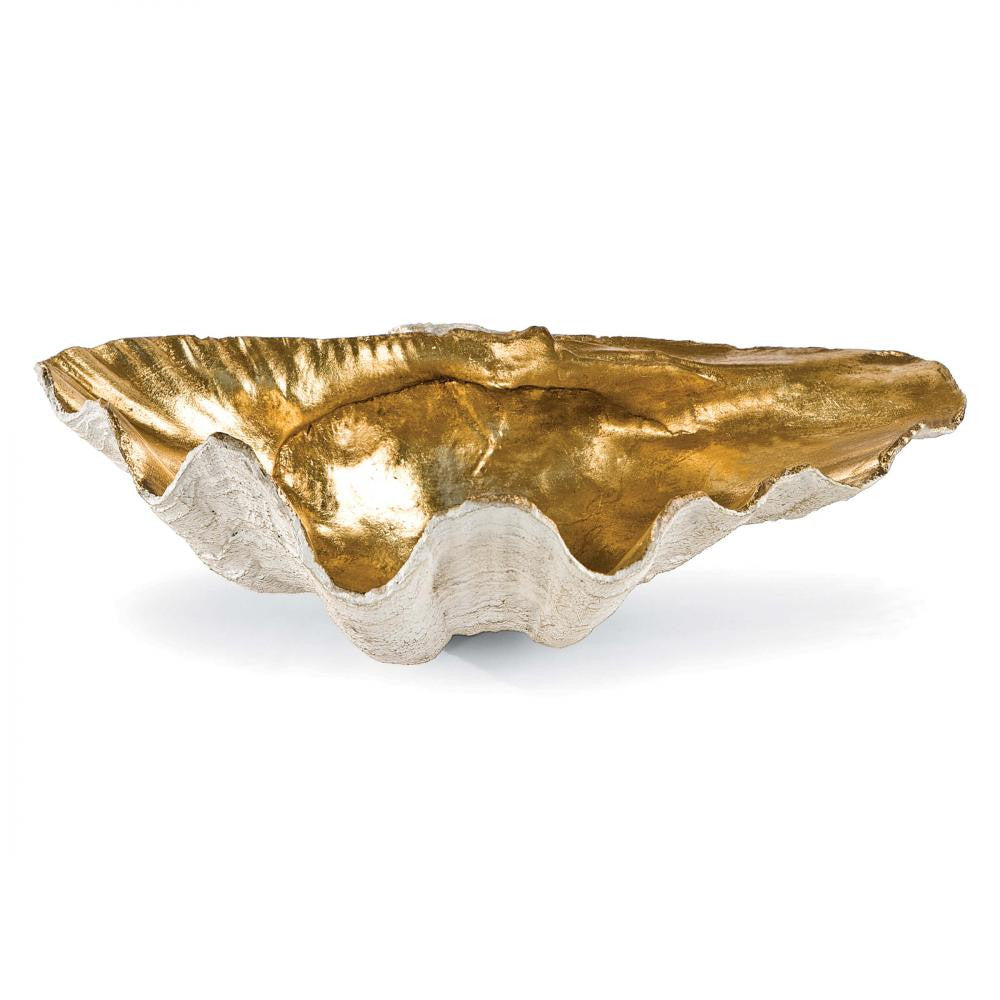 Regina Andrew Golden Clam Bowl Small Wood, Natural