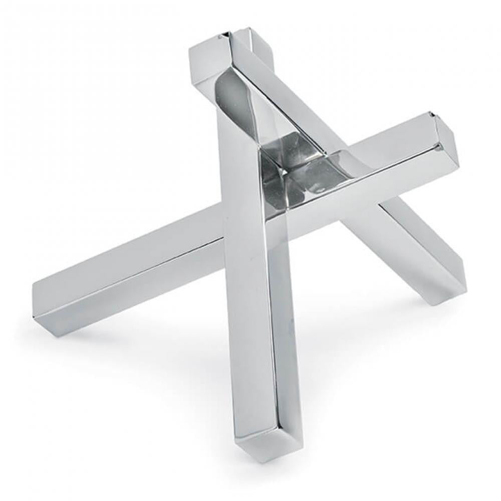 Regina Andrew Intersecting Sculpture Nickel, Polished Nickel
