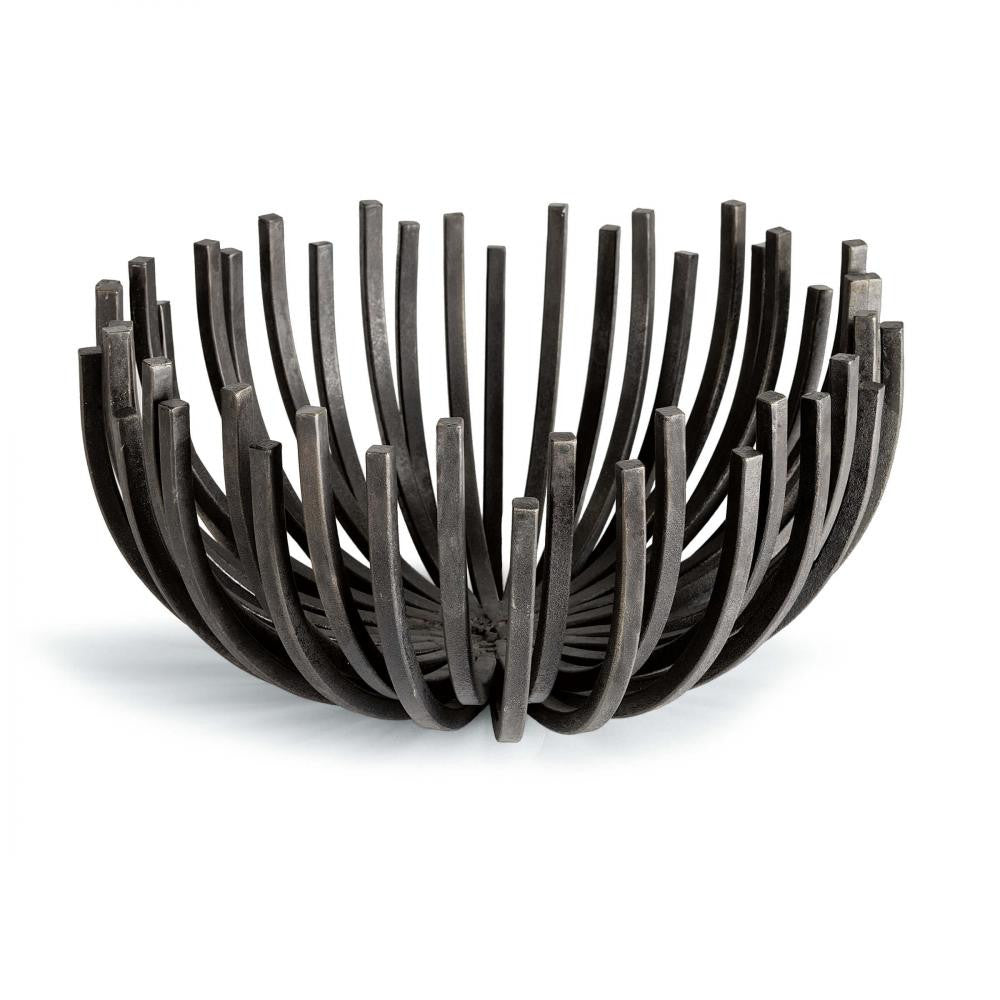 Regina Andrew Webbed Bowl Circle Black, Blackened Iron