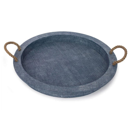 Regina Andrew Aegean Serving Tray Blue, Indigo