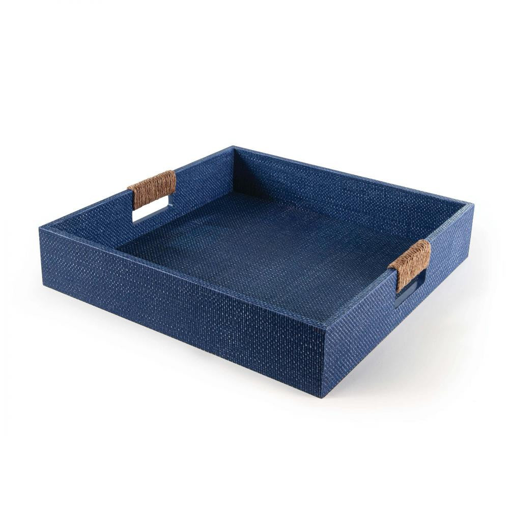 Regina Andrew Logia Square Tray Large Blue, Indigo
