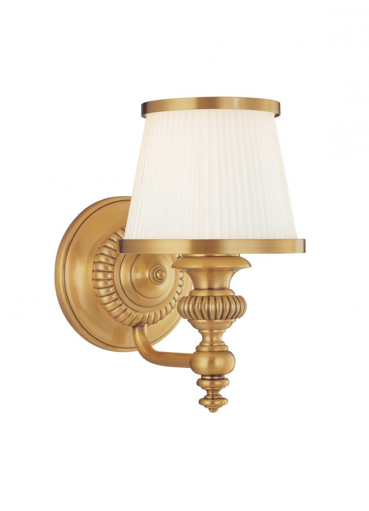 Hudson Valley Milton Bathroom Wall Sconce Polished Nickel