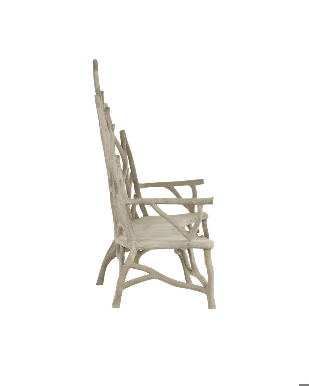 Elwynn Bench, Portland, Faux Bois, 86"W, Currey and Company 2008
