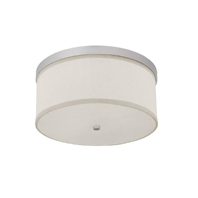 Midtown 3-Light Flush Mount - Matte Nickel