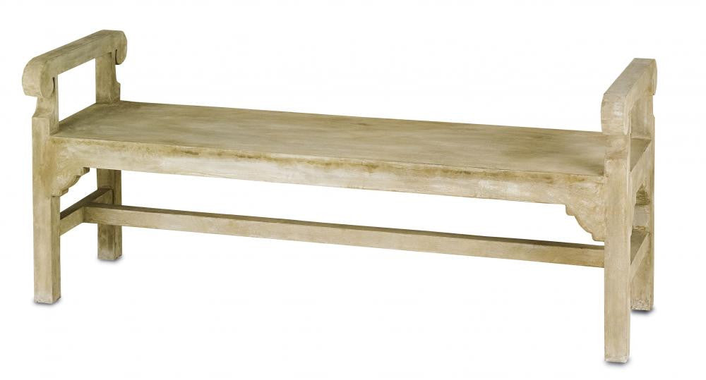 Chippendale Bench Currey and Company 2022