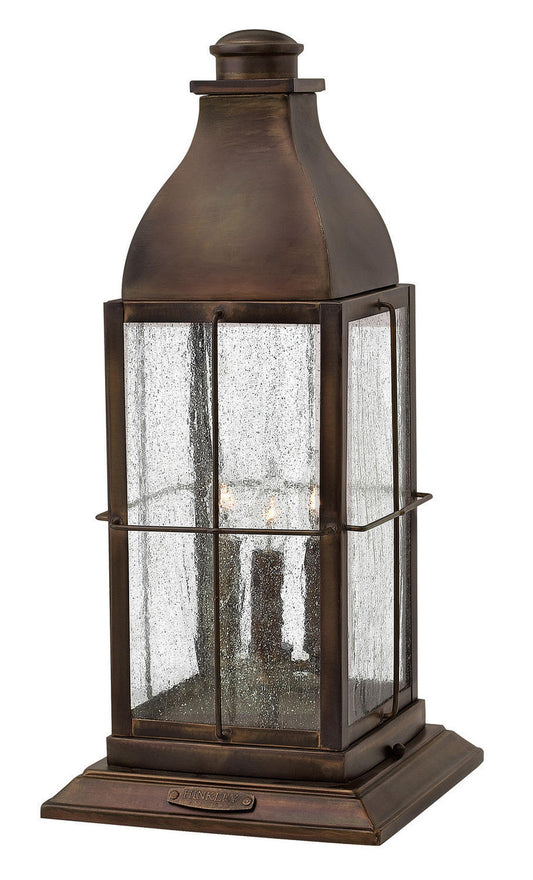 Hinkley Bingham Outdoor Pier Mount Lantern Sienna Bronze