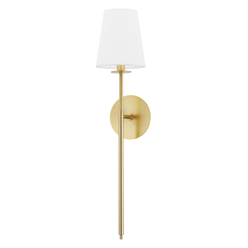 Hudson Valley Niagara Wall Sconce Aged Brass