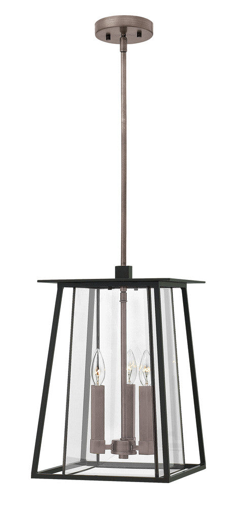 Hinkley Walker Outdoor Wall Lantern Black