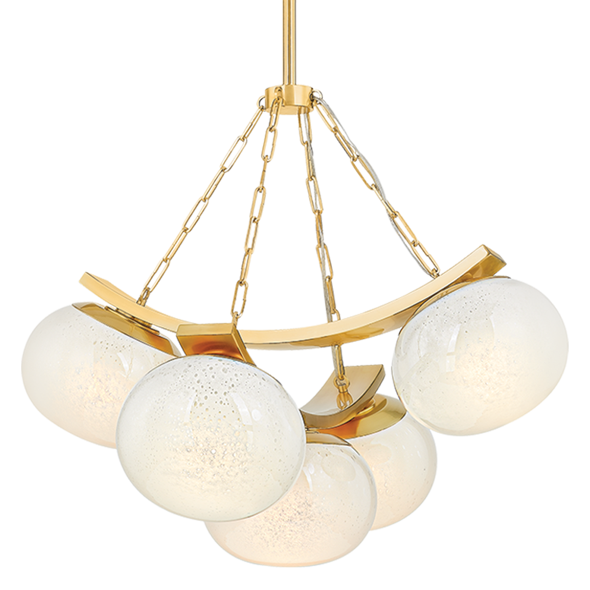 Hudson Valley Duxbury 5-Light Chandelier Aged Brass