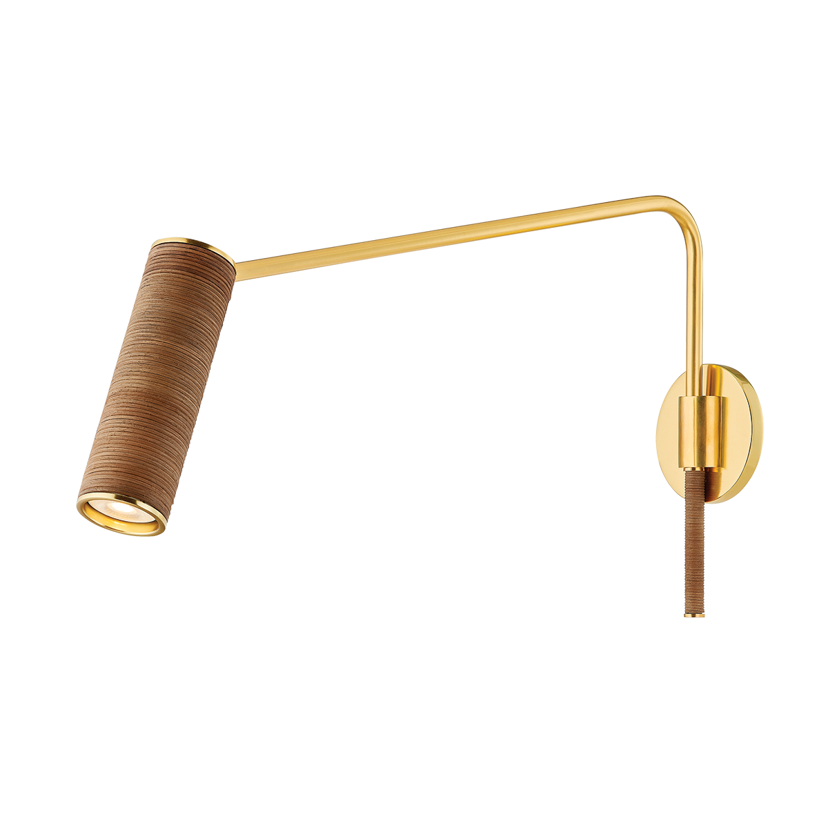 Hudson Valley Narragansett Wall Sconce Aged Brass