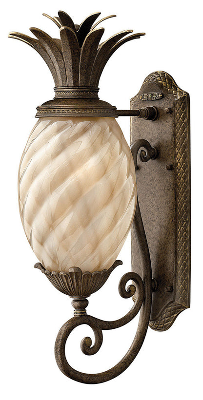 Hinkley Plantation Outdoor Wall Mount Lantern Pearl Bronze