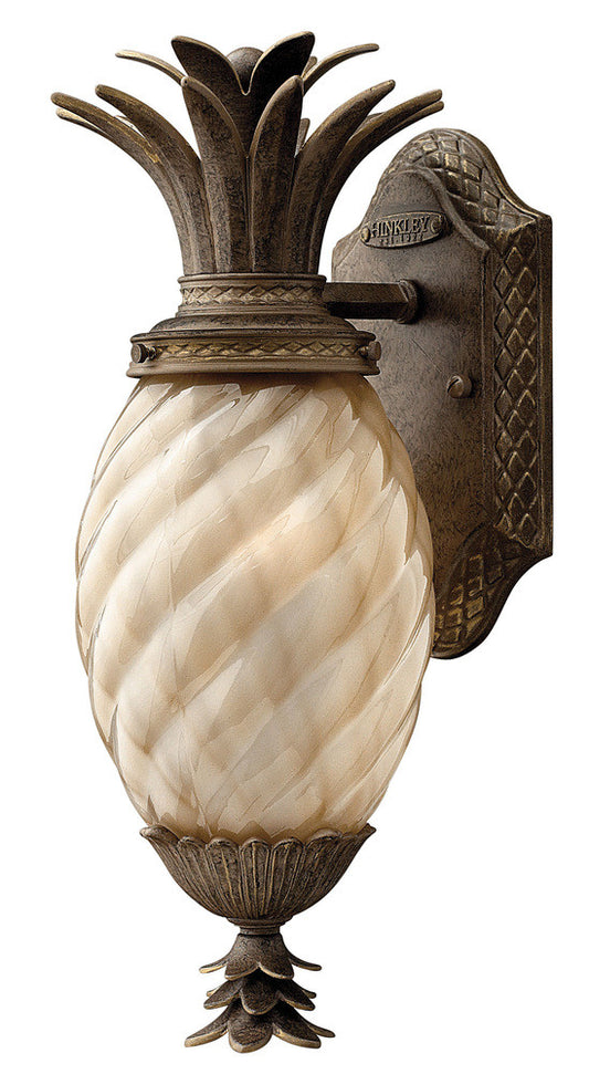 Hinkley Plantation Outdoor Wall Mount Lantern Pearl Bronze