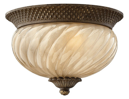 Hinkley Plantation Outdoor Flush Mount Pearl Bronze