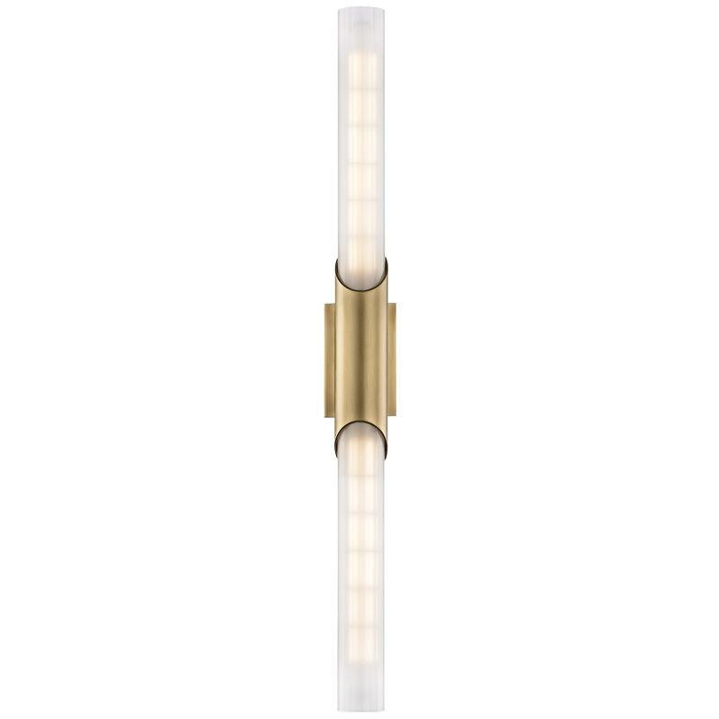 Hudson Valley Pylon Wall Sconce Aged Bronze