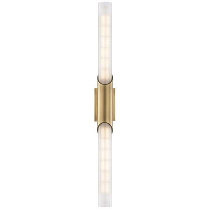 Hudson Valley Pylon Wall Sconce Aged Bronze