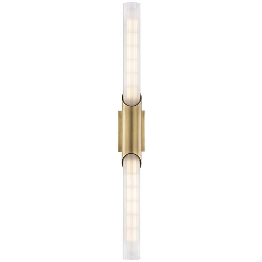 Hudson Valley Pylon Wall Sconce Aged Bronze