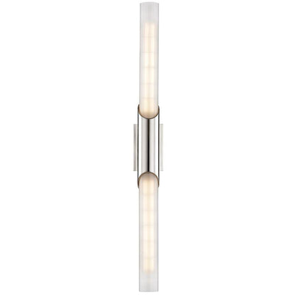 Hudson Valley Pylon Wall Sconce Polished Nickel