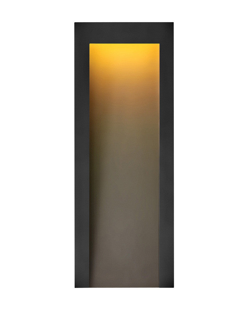 Hinkley Taper Outdoor Wall Mount Lantern Black