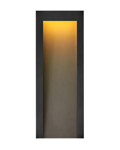 Hinkley Taper Outdoor Wall Mount Lantern Black