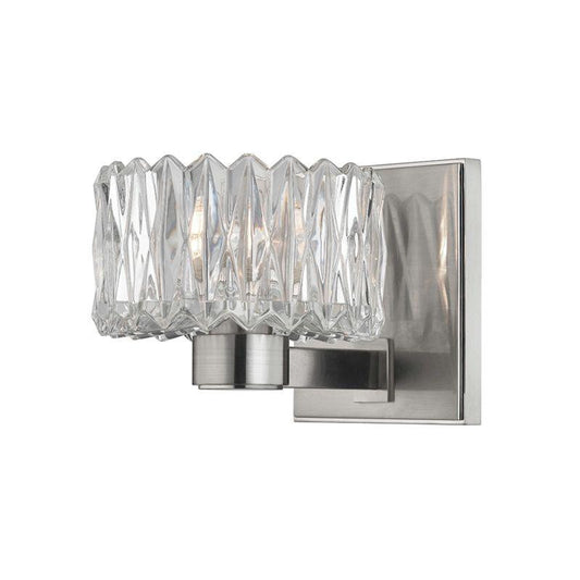 Hudson Valley Anson Bathroom Wall Sconce Satin Nickel
