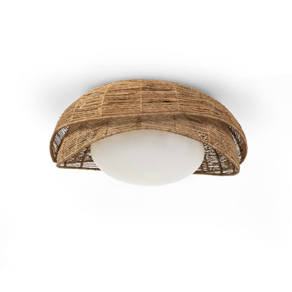 Palecek Mia Flush Mount - Natural
