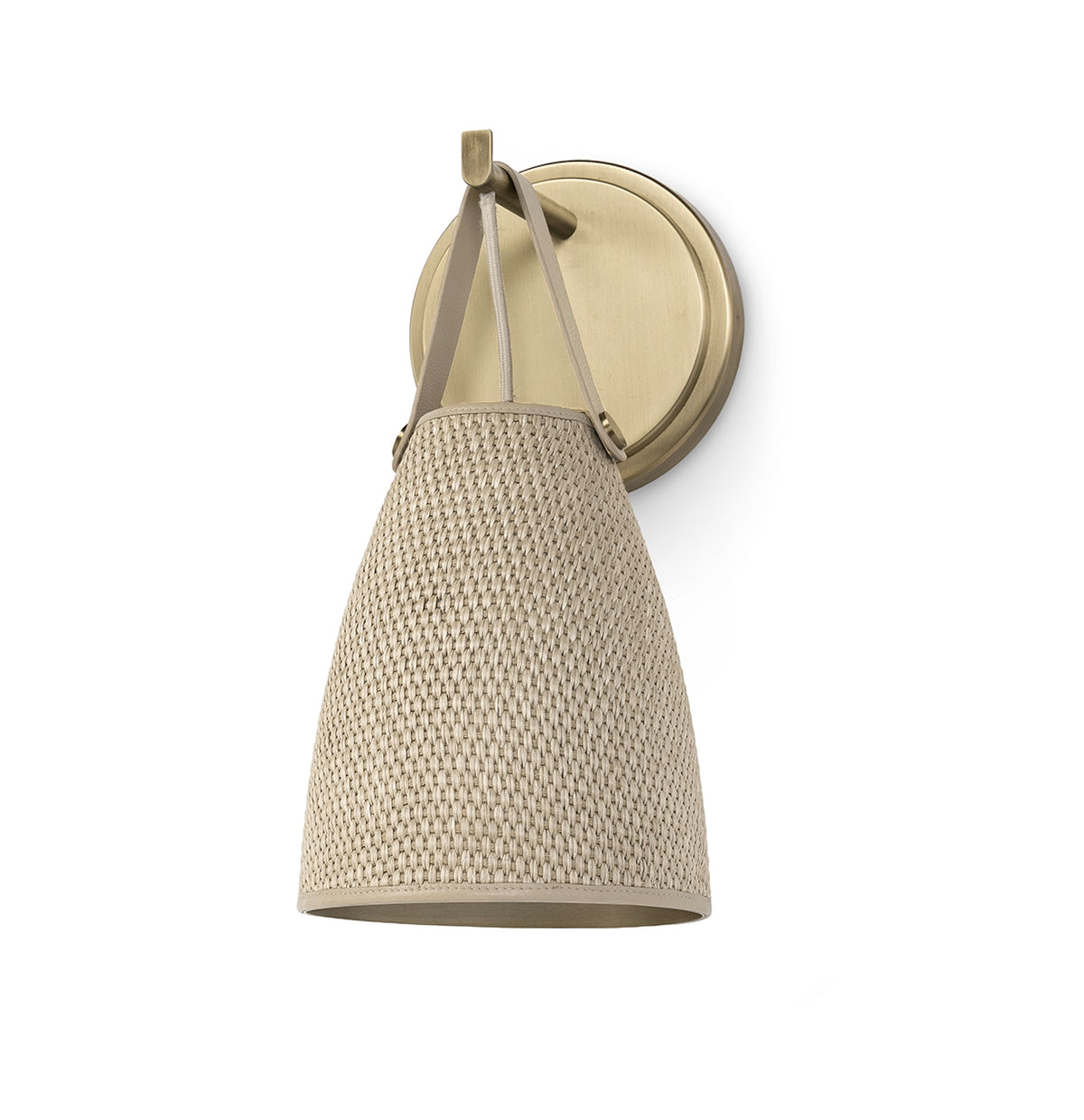 Palecek Carlton Sconce - Brass / Natural