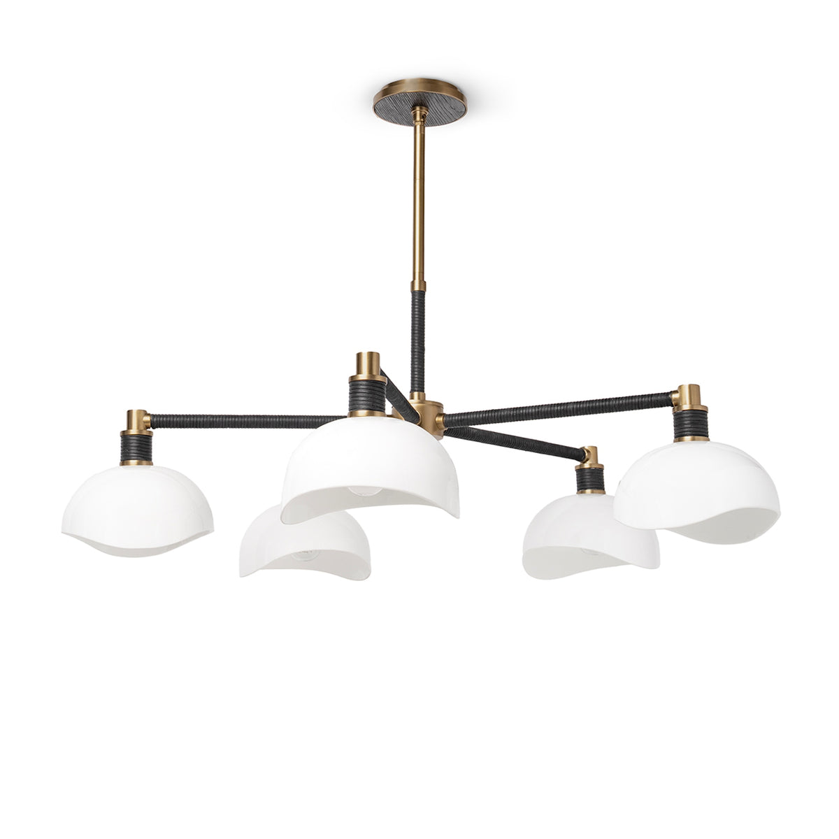 Palecek Brooklyn Chandelier, Large - Black