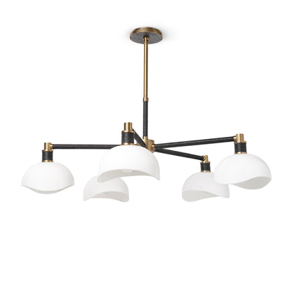 Palecek Brooklyn Chandelier, Large - Black