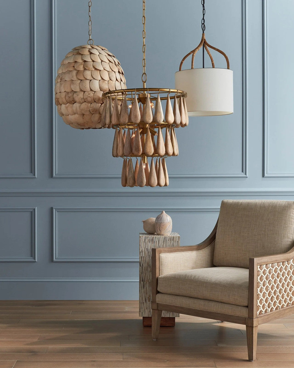 Dunning Pendant, Currey and Company (9000-0445 RF9A)