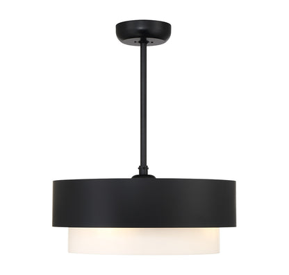 Savoy House Diana 4-Light Fan D'Lier - Matte Black