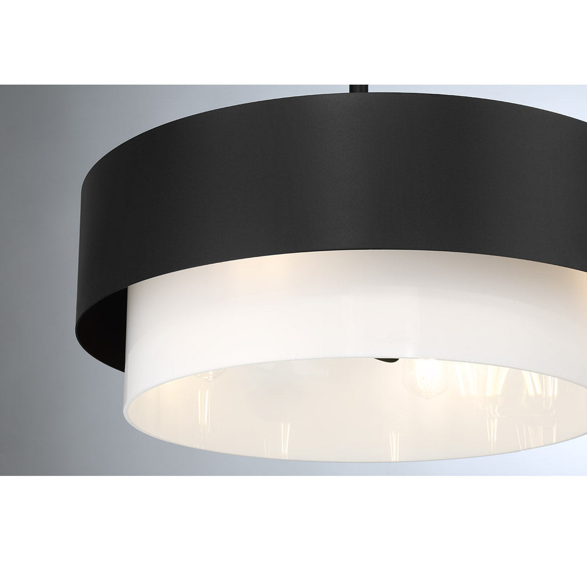 Diana 4-Light Fan D'Lier Matte Black