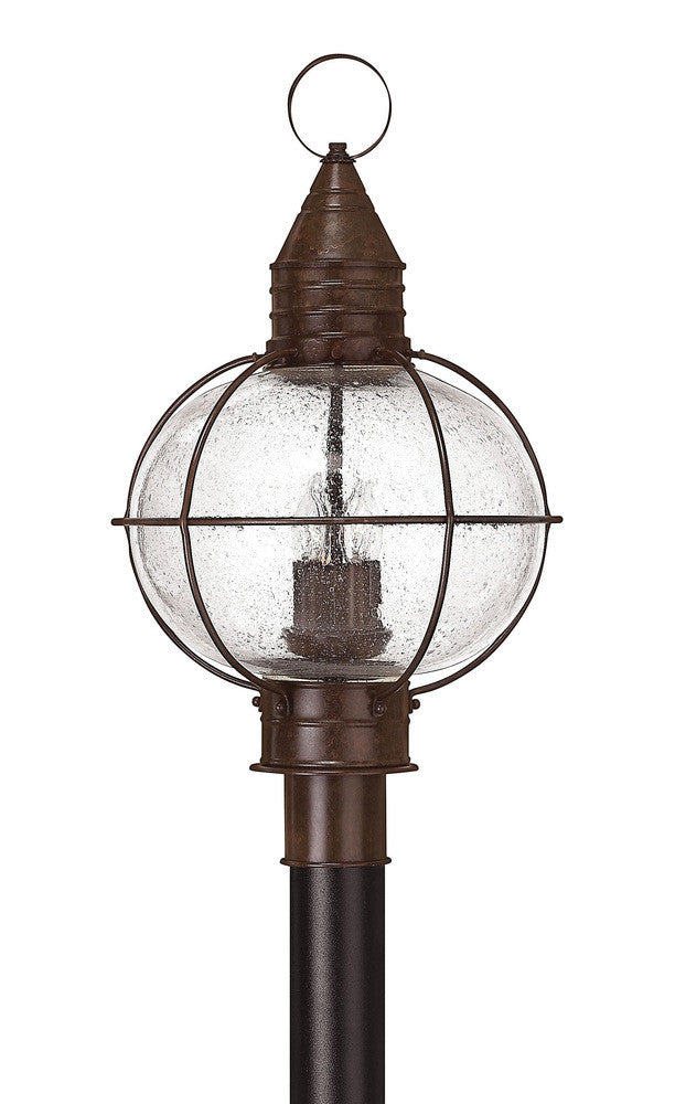 Hinkley Cape Cod Outdoor Post Mount Lights Sienna Bronze