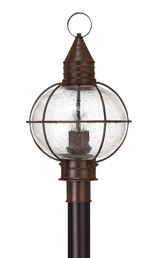 Hinkley Cape Cod Outdoor Post Mount Lights Sienna Bronze