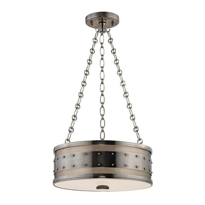 Hudson Valley Gaines Pendant Historic Nickel