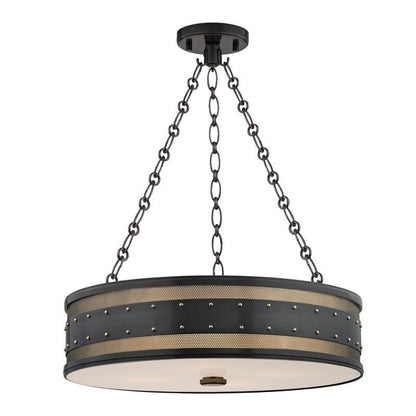 Hudson Valley Gaines Pendant Aged Brass, Old Bronze