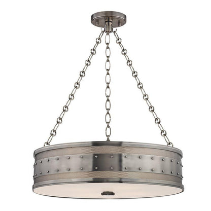Hudson Valley Gaines Pendant Historic Nickel