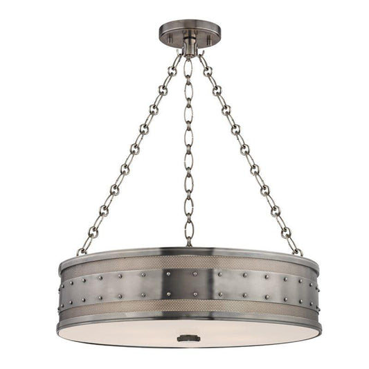 Hudson Valley Gaines Pendant Historic Nickel