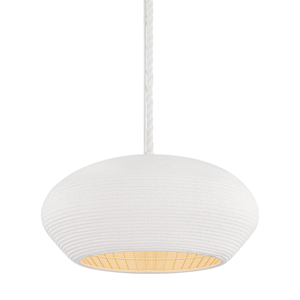 Hudson Valley Ferndale 24" Pendant Gesso White