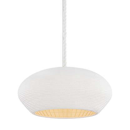 Hudson Valley Ferndale 24" Pendant Gesso White