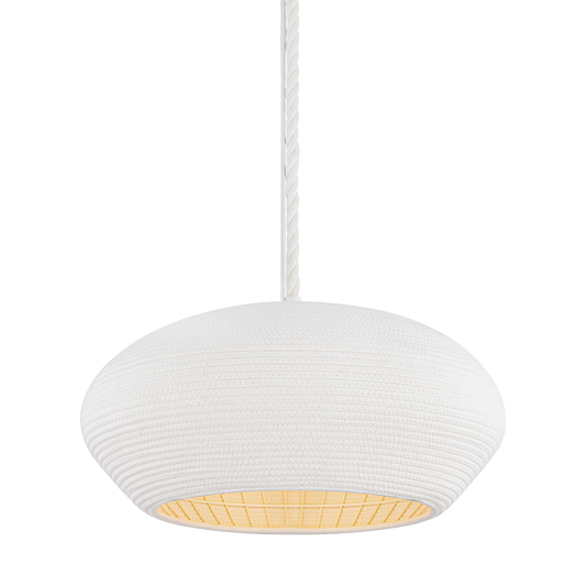 Hudson Valley Ferndale 24" Pendant Gesso White