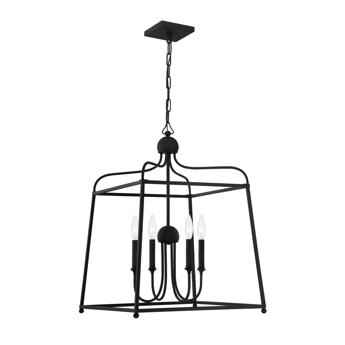 Crystorama Sylvan 21.5" 4-Light Chandelier No Shades - detail