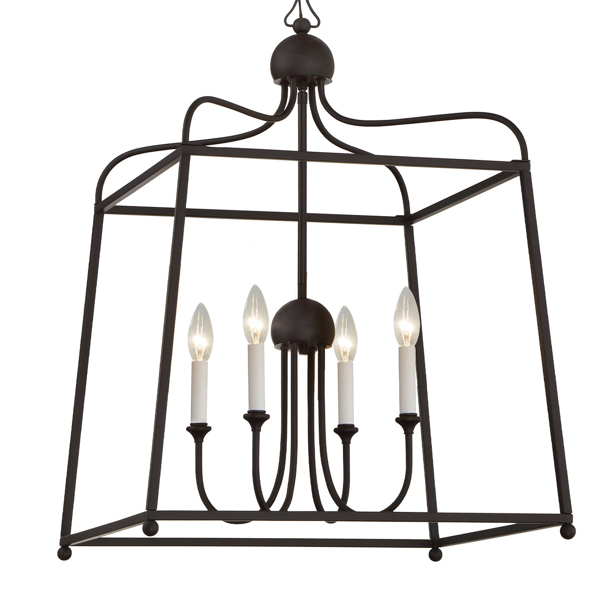 Crystorama Sylvan 21.5" 4-Light Chandelier No Shades - detail