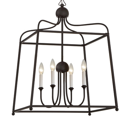 Crystorama Sylvan 21.5" 4-Light Chandelier No Shades - detail