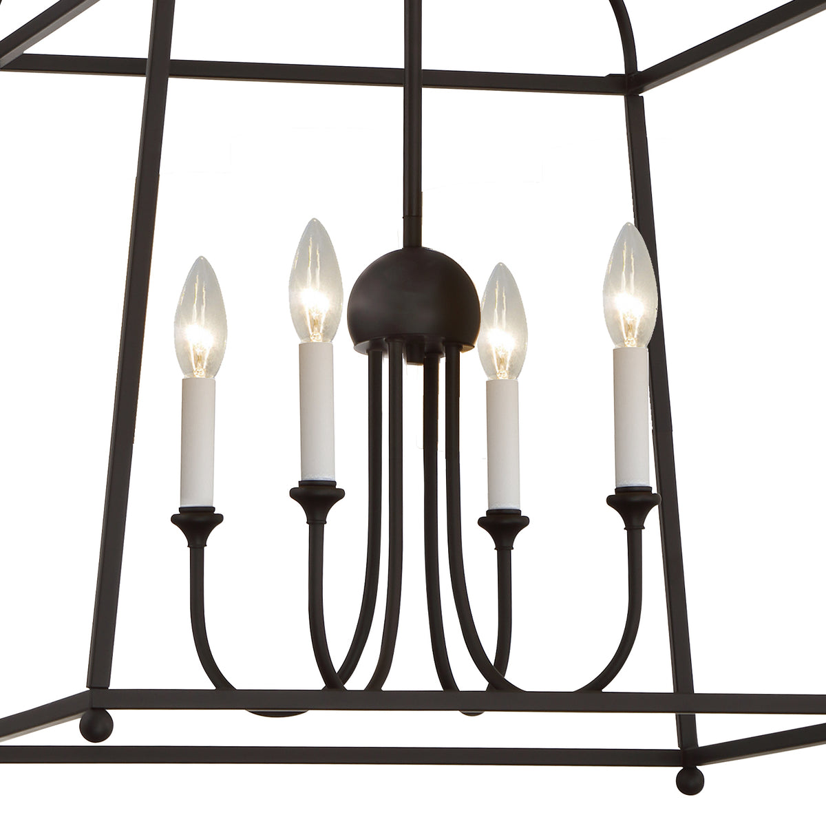 Crystorama Sylvan 21.5" 4-Light Chandelier No Shades - detail